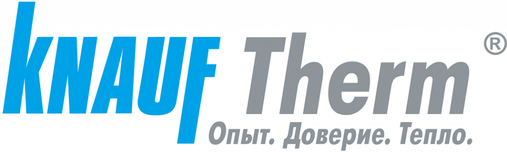 Логотип пенополистирола Knauf Therm Дом