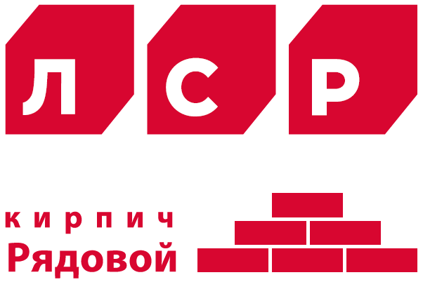 Кирпич рядовой строительный Победа ЛСР лого